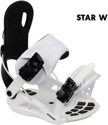 Жіночий комплект для сноуборду AIRTRACKS / BWF Lady Snowboard Кріплення Star W або Кріплення Master W FASTEC Сумка SB / 140 145 150 155 см / Довжина дошки 140 см Кріплення Master WL