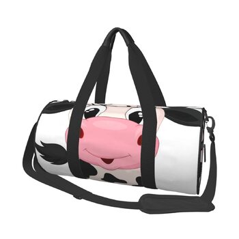 Дорожня сумка-мішок Весела корівка, спортивна сумка для чоловіків та жінок, сумка для подорожей та спорту