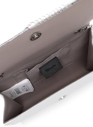 Клатч TAS Amalia Плісе 34322 Сріблястий