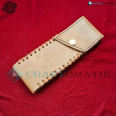 Набір столових приборів ручного кування в середньовічному стилі 3 предмети (ніж, виделка, ложка) зі шкіряним чохлом Подарунковий набір для кухні, кемпінгу та барбекю HFTC07x