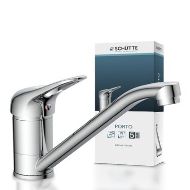 Кухонний змішувач SCHTTE PORTO, поворотний на 360, хром
