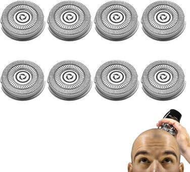 Змінні головки для електробритви Skull Shaver Pitbull (8 шт. )