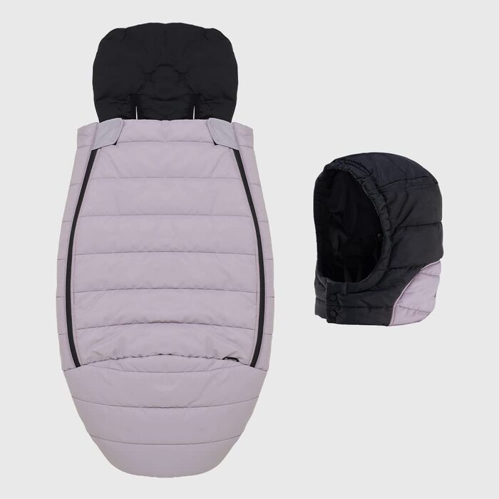 Універсальний муфта для ніг для всіх моделей колясок Водонепроникний термомуфта для зими Doolittle колір Рожевий захід сонця Зима