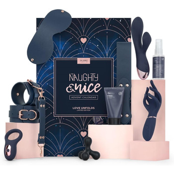 Еротичний адвент-календар LOVEBOXXX Naughty & Nice 2025, 24 інтимні сюрпризи для дорослих