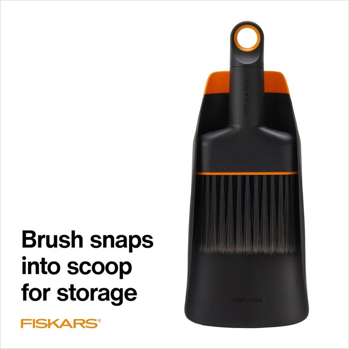 Садова лопата та щітка Fiskars, набір садових інструментів для кімнатного садівництва, пересадка та пересаджування, виготовлені з переробленого пластику