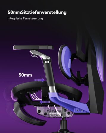 Ергономічне ігрове крісло AutoFull G7, ігрові крісла з динамічною поперековою підтримкою, поворотними підлокітниками на 720 по двох осях, нахилом спинки на 140 та подушкою для шиї 4D (лазерне) Laser Color