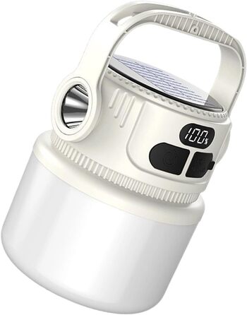 Портативний нічник з гачком для кемпінгу з USB-акумулятором для кемпінгу, сонячної батареї, світлодіодного освітлення для кемпінгу, легкого використання