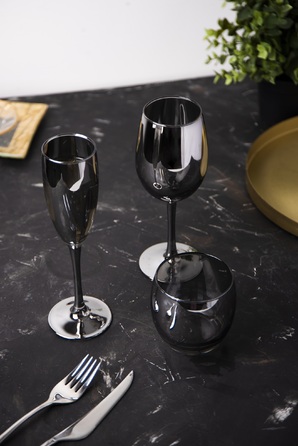 Набір келихів Luminarc Delice Graphite, 6х160 мл (6995351)