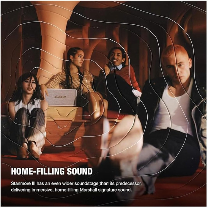Динамік Marshall Stanmore III Bluetooth - домашня колонка з кремовим кремом