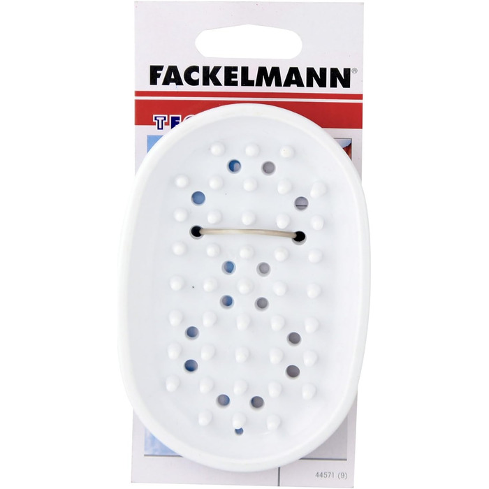 Мильниця TECNO, мильниця з пластику, з отворами для крапель (колір прозорий, білий - не вибирається), кількість