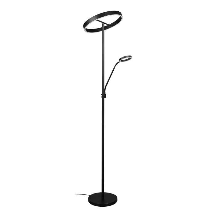 Стільник LED Trio Willis 449510232, матовий чорний метал, 39 5.5 Вт, регульована колірна температура, диммер