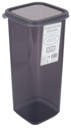 Контейнер для сипучих Violet House 0299 Transparent Black 1.7 л  (6859642)