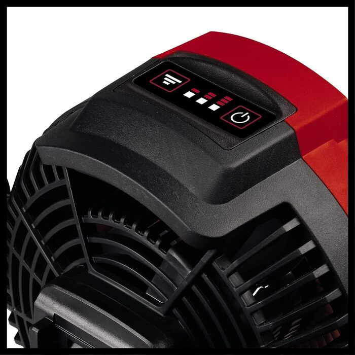 Акумуляторний вентилятор Einhell GE-CF 18/2200 Li-Solo Power X-Change (18 В, Li-Ion, 3 швидкості, головка вентилятора, що обертається на 360, поставляється без акумулятора та без зарядного пристрою)