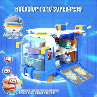 В-1 Super Pets Mini Base з супер вихованцем Jett & Dizzy, іграшки для 3 4 5 6 7 8 9 10-річних хлопчиків і дівчаток Jett & Dizzy Base, 2-