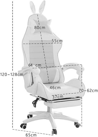 Ігрове крісло, комп&39ютерне крісло, крісло для домашнього офісу, крісло для інтернет-кафе, ігрове крісло зі спинкою, регульоване та обертове крісло