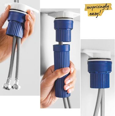 Кухонний змішувач GROHE Start, 2 режими струменя (висувний вилив, поворот на 360, економія води завдяки обмежувачу витрати, монтаж без інструментів), хром, 30631000