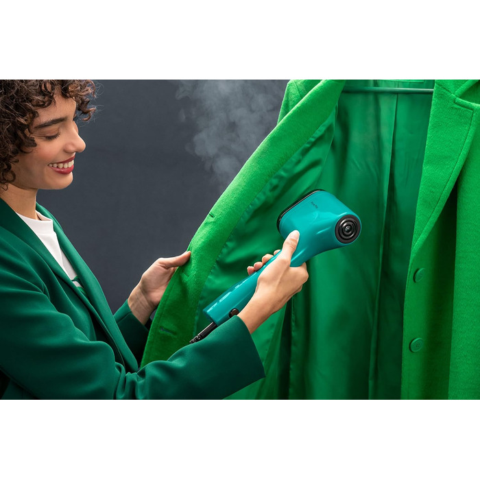 Парова щітка Tefal DT2024 Pure Pop 1300 Вт резервуар для води 70 мл видаляє до 99,99 вірусів/бактерій/мікробів швидке нагрівання б