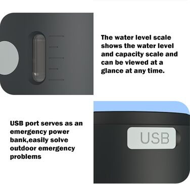 Наметовий світильник з вентилятором - зарядний від USB з 4 швидкостями вітру, як спорядження для виживання Кемпінговий вентилятор з гачком для приміщень, вулиці, офісу, відключення електроенергії, автомобіля, тенту