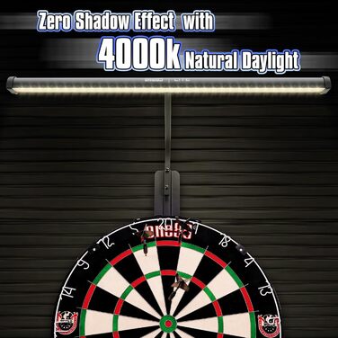 Підсвічування мішені для дартсу Світлодіодне освітлення Dart Illumina для коркової мішені для дартсу Електронна система освітлення мішені для дартсу Система освітлення мішені для дартсу з брендованим Small BASIC, 80