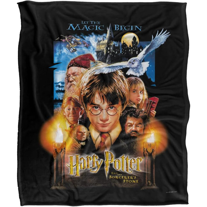 Гаррі Поттер Шовковиста ковдра Супер м&39яка 152 x 127 см