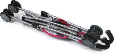 Коляска для ляльок Bayer Chic 2000 Roma, лялькова коляска, міні-лялька, єдиноріг, темно-синій, рожевий, 601-43, один розмір підход