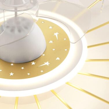 Вт світлодіодний стельовий світильник з можливістю регулювання, стельовий вентилятор зі світлодіодним підсвічуванням, регульована