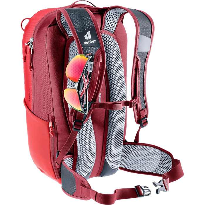 Велосипедний рюкзак Deuter Race 16, вишня-масала, 16 л, з системою Airstripes