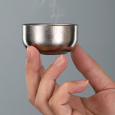 Маленька титанова чайна чашка для кемпінгу на свіжому повітрі, чашка для заварювання чаю, чайник, чашки з подвійними стінками, кавова чашка, яку можна мити в посудомийній машині, для кемпінгу, барвиста