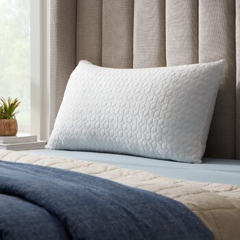 Подушка LUCID 80 x 80 см з гібридним наповнювачем з подрібненого пінного матеріалу з ефектом пам&39яті та мікрофібри знімний, регульований наповнювач чохол, який можна прати для сну на боці, спині та животі