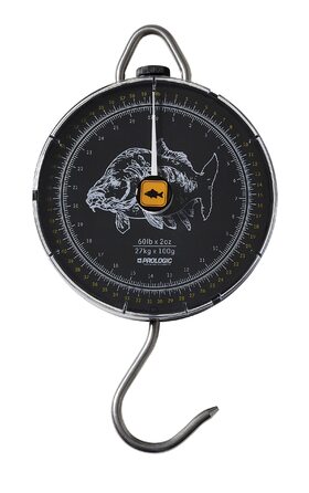 Ваги Prologic Specimen Dial Scale 60lbs/2oz 27kg/100g - Рибальські ваги, луска для риби, ваги для лову коропа