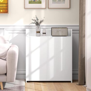 Розкладний обідній стіл HOMCOM, Кухонний стіл для 3 осіб з 4-ярусними полицями, Сучасний розкладний обідній стіл для невеликих приміщень, Кухня, 78,5 x 91 x 93 см, Білий 91Д x 78,5Ш x 93В см Білий