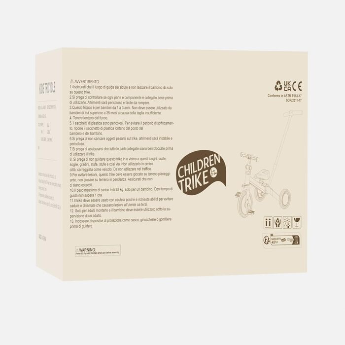 В 1 дитячий триколісний велосипед-балансир від 1 року, дитячі триколісні велосипеди-балансири з регульованим по висоті сидінням дл