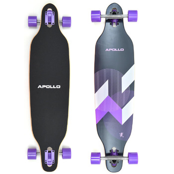 Лонгборд Apollo Makira DT 38" Twin Tip drop-through freeride cruiser 8-шаровий клен ABEC-9 високошвидкісні повний компліт для новачків фрірайду слайдів T-Tool у комплекті оригінал Німеччина 2025