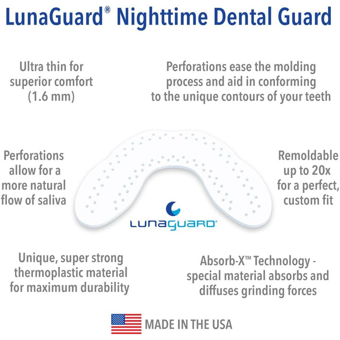 Нічний стоматологічний протектор Lunaguard, 1 ea від Lunaguard