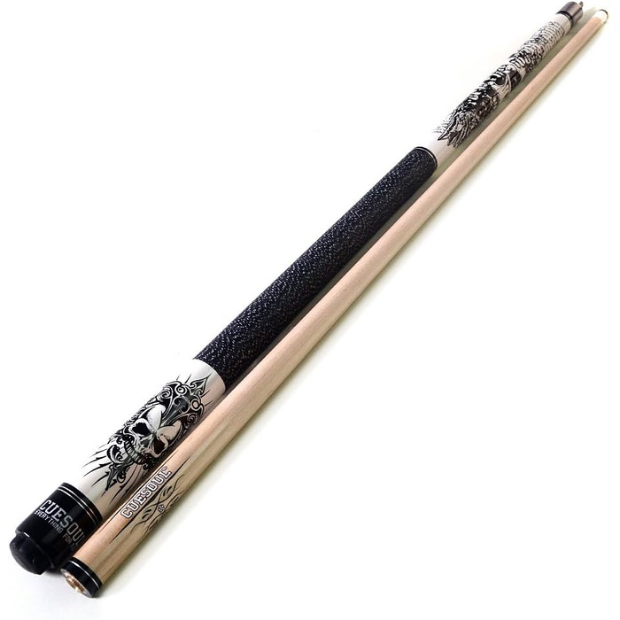 Киї для більярду CUESOUL Rockin Series 57 &3921 oz з кленом, захистом шарніра/захисником древка та рушником для кия, білий