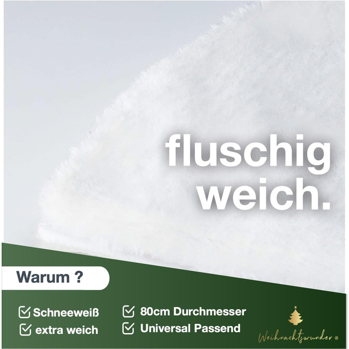 Ялинкова ковдра Ø 80 см 3 шт TK Gruppe Timo Klingler