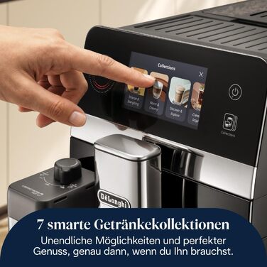 Кавомашина De'Longhi Eletta Ultra 40 рецептів, Silent Technology, чорна