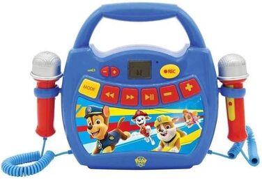 Цифровий плеєр Lexibook Paw Patrol MP300PAZ, караоке з 2 мікрофонами