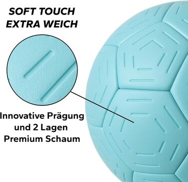 Гандбольний м&39яч CHAIZ CNTRL Volt, синій Без смоли та сумісний зі смолою Максимальний контроль та зчеплення м&39яча Найкращий тренувальний та матчевий м&39яч для чоловіків/жінок, синій 2