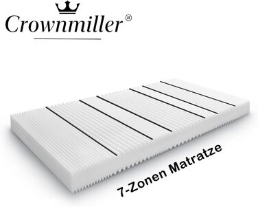 Зонний матрац Gigant Plus 140 x 200 см H5/наджорсткий - товщина приблизно 14,5 см, чохол можна прати при температурі до 60 градусів, сертифікований Oeko-TEX 100. 140 x 200 см наджорсткий - загальна висота 14,5 см, 7-