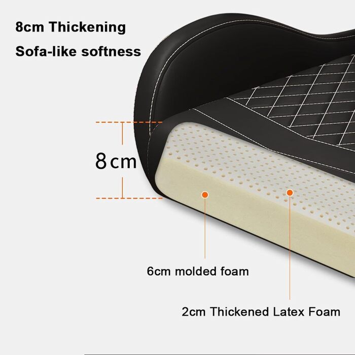 Ігрове крісло, комп&39ютерне крісло, поворотне, з можливістю нахилу, офісне крісло, зручне ігрове крісло, спальня, офіс, вітальня, чорна підставка для ніг латексна подушка