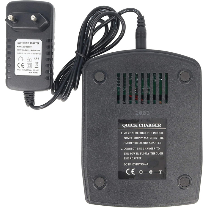 Зарядний пристрій, сумісний з акумулятором крана HBC FuB05AA, заряджає NiMH та старіші акумуляторні блоки