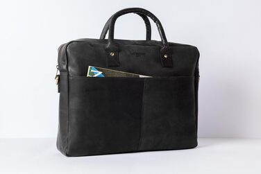 Сумка-портфель (M). Велика сумка ручної роботи, сумка для ноутбука і сумка через плече зі шкіри. Високоякісна чоловіча сумка з нат