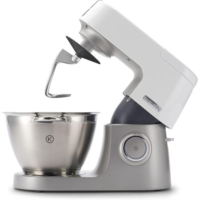 Гачок для тіста Kenwood з алюмінію KAT53.000CA, аксесуари для кухонних комбайнів Kenwood, гачок для змішування, підходить для всіх кухонних комбайнів Chef, можна мити в посудомийній машині, алюміній, срібло