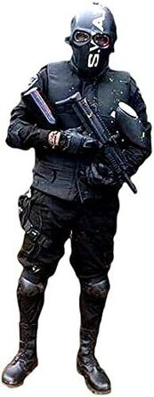 Маска армії з двох пейнтболів, страйкболу, шлема, повітряної зброї, Хеллоуїна, темної армії