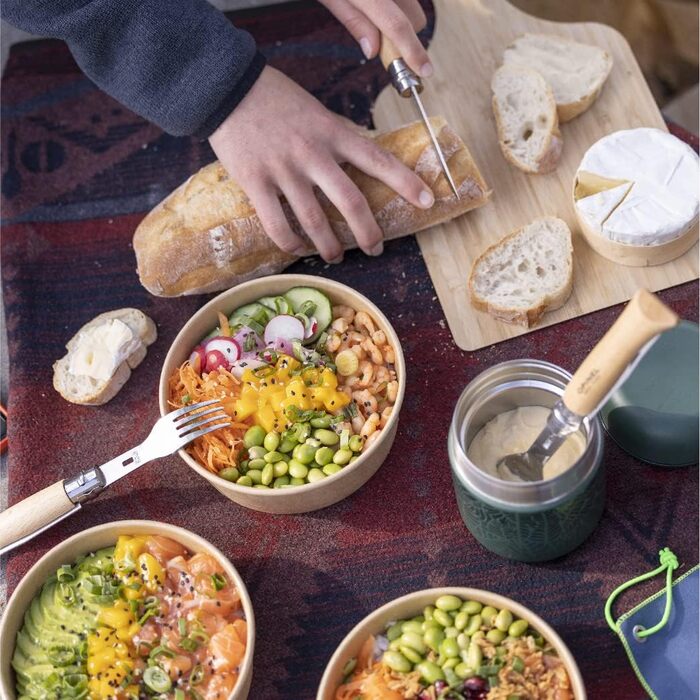 Набір для пікніка Opinel PLUS PICNIC WITH N08 БУК /1, Коричневий, Чорний