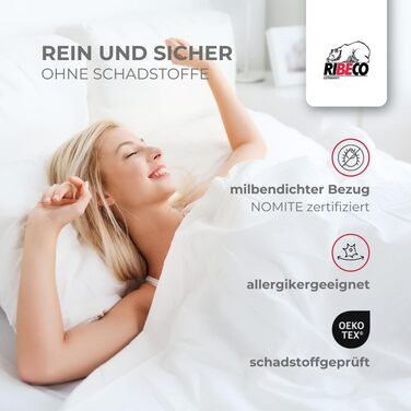 Пухова подушка Johanna, біла, 40x80 см, з оптимальною підтримкою голови та шиї, виготовлена з пір&39я та пуху і м&39якої бавовни, зроблена в Німеччині