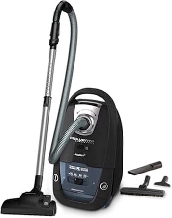 Пилосос з мішком Двигун Effitech 75 дБ (А) Ємність 4,5 л Потужність 750 Вт Чорний будинок Single, 7755 Silence Force Allergy