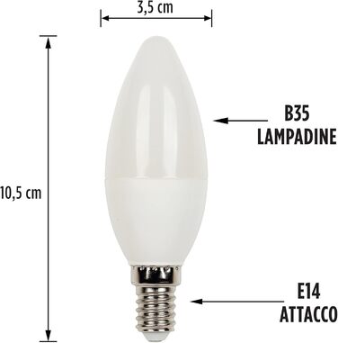 Світлодіодне освітлення Westinghouse 6 Вт Тип E14 Base 3713040