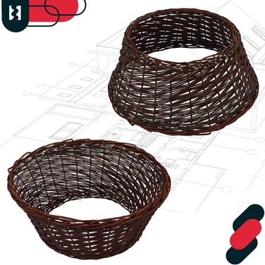 Спідниця для ялинки з верби Ø 45 см KOTARBAU